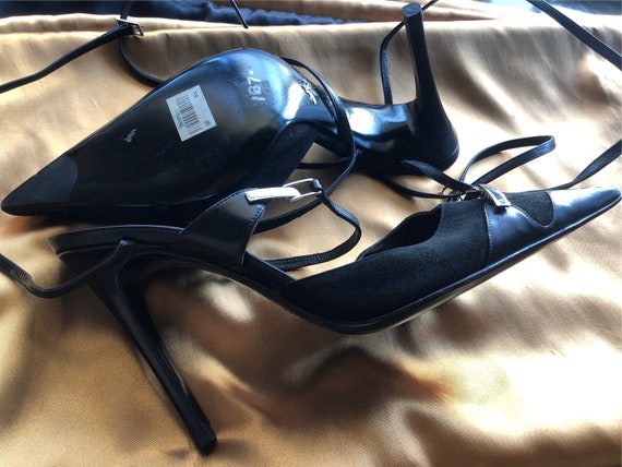 Vintage Alexandra Neel Suede Leather Ankle Strap Pumps, EU 40
