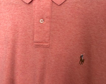 Ralph Lauren XL pink polo 100% cotton