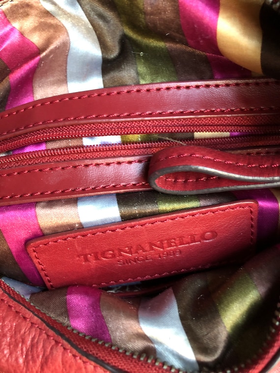 Pink Locò small leather shoulder bag