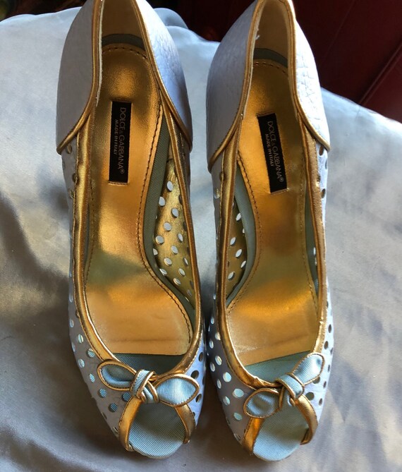 dolce & gabbana shoes blue