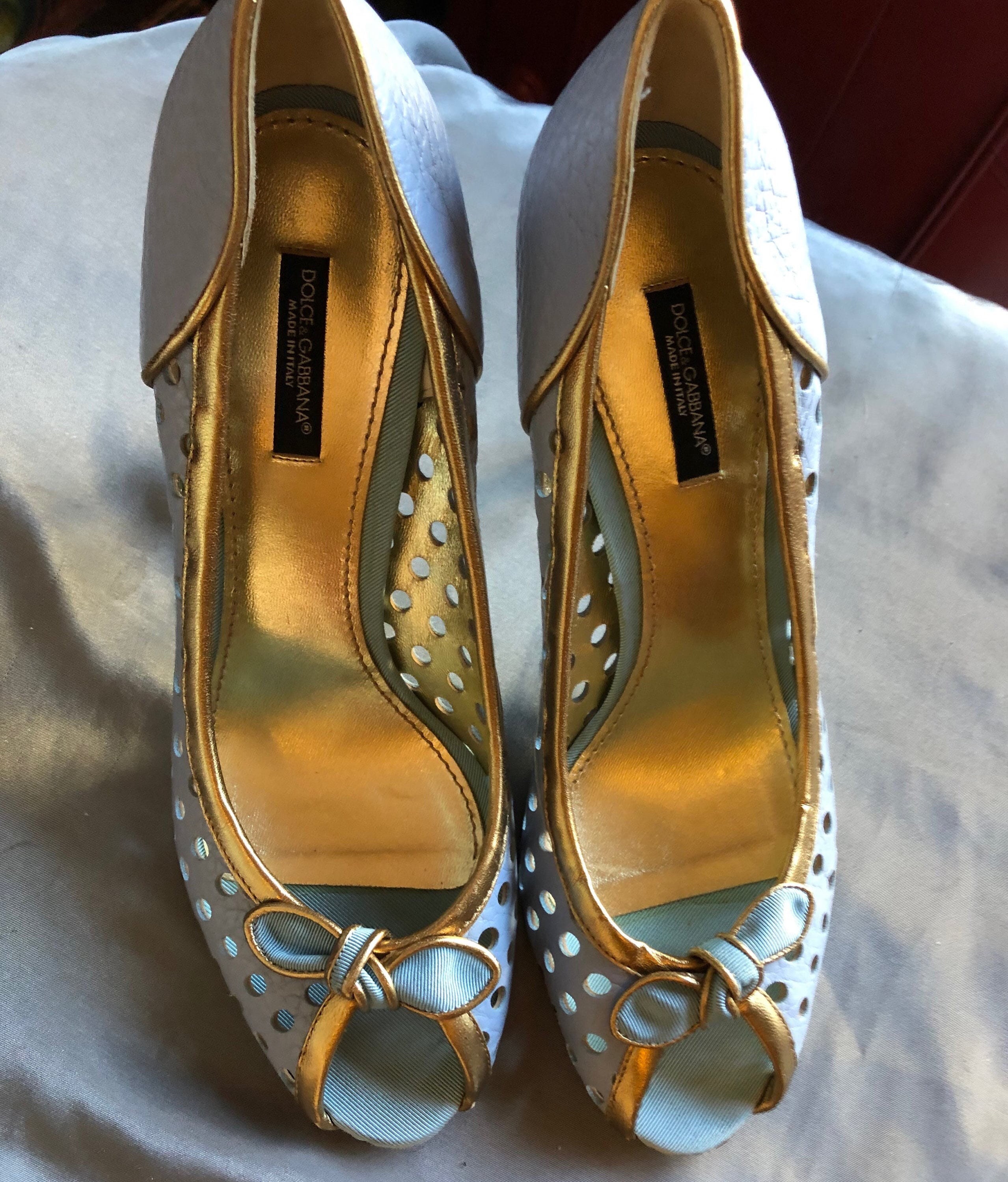 Dolce Gabbana Heels Etsy Canada