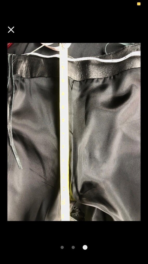 Fringe vintage Rock and Roll western black leathe… - image 15