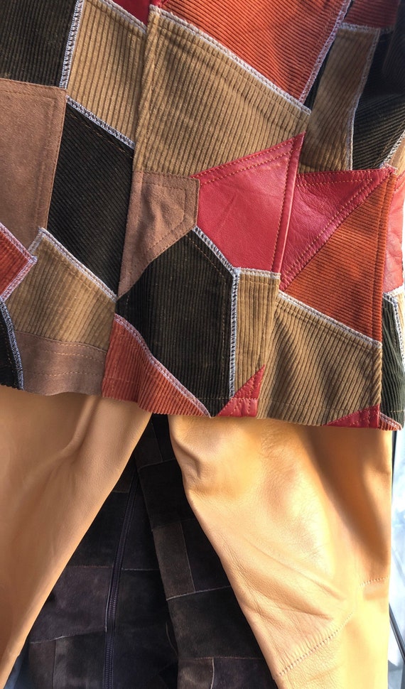 Patrick Cox vintage outfit of patchwork vest Wann… - image 5