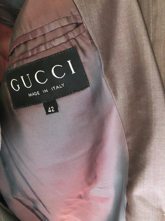 Gucci Tom Ford Era light purple silk vintage pan… - image 4