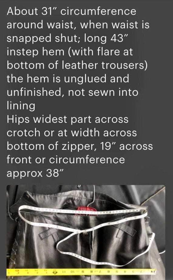 Fringe vintage Rock and Roll western black leathe… - image 5