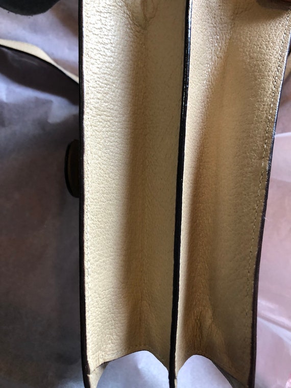 Swivel open light tan Gucci handbag, vintage 90’s… - image 5