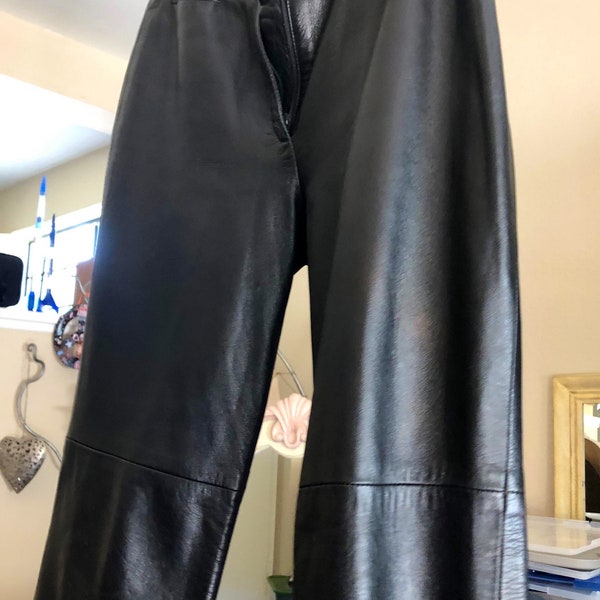 Mens Used Leather Pants Etsy