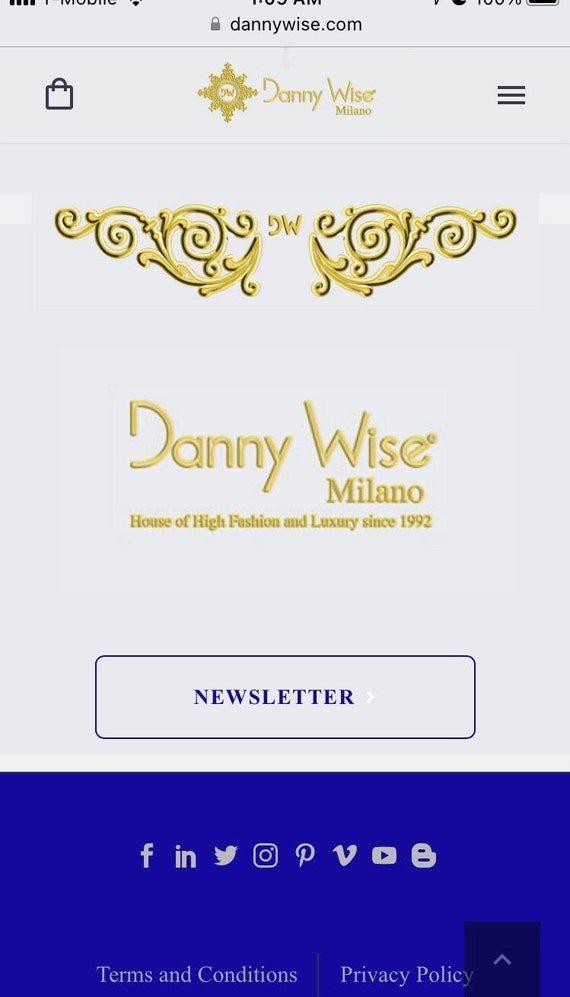 Danny Wise, Milano designer unique Vintage 1992 m… - image 2