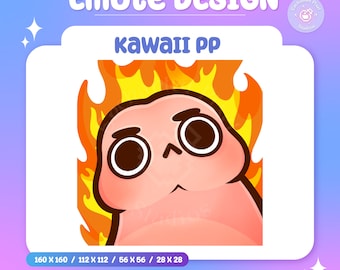 Chaos Meme Twitch Emote | Kawaii PP Emote | Cute Chibi Twitch Emote | Discord Kick Trovo Emotes | Cozy Gamer Emotes | Instant Download