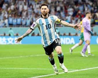 Lionel Messi 1000th Game Goal Celebration