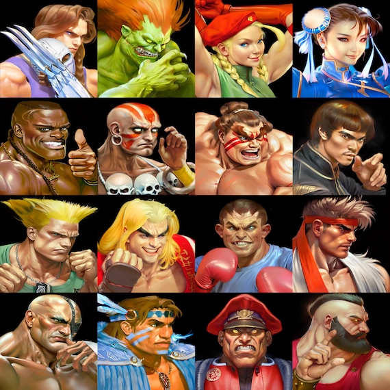 The Complete List of Street Fighter Characters by