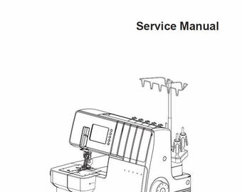 Repair/Service Manual for PFAFF Coverlock 3.0 4.0 Sergers