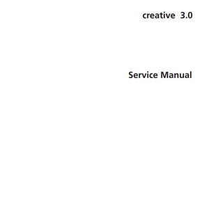 PFAFF Creative 3.0 Sewing Machine Repair/Service Manual