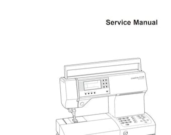 Repair/Service Manual for PFAFF Creative 2134 Sewing Machines