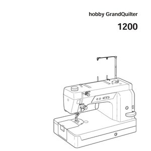 PFAFF Hobby GrandQuilter Repair / Service Manual