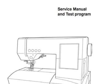 Service / Test Program Manual for PFAFF Creative 2170/2144/2140 Machines