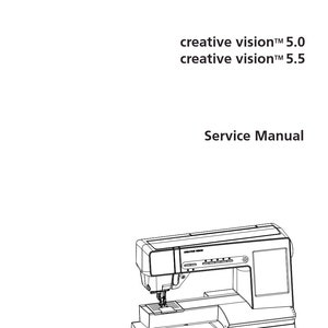 PFAFF Creative Vision 5.0/5.5 Sewing Machine Repair/Service Manual