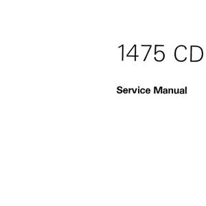 Repair/Service Manual for PFAFF Creative 1475 1473 CD Sewing Machines