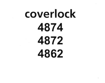 Owner's Handbook for PFAFF Coverlock 4862 4872 4874 Sergers
