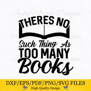本の多さの引用：読書家の読書 SVG、PNG、PDF（デジタルファイル）