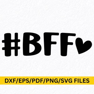 BFF SVG PNG Besties Forever Girlfriends Beste Freunde Freundschaft Bff T-shirt Shirt Spruch svg, Freund T-Shirt Spruch Zitat svg