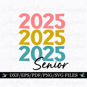 Fille senior empilé conception 2025 rentrée 2025 remise des diplômes lycée deuxième cycle supérieur chemise gobelet svg png pdf dxf eps coupe fi