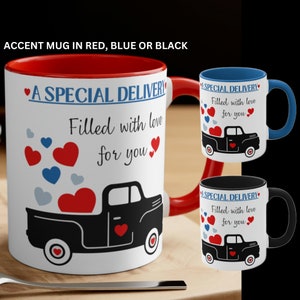 Valentine's Day Mug Cupids D4elivery Co. , Bringing Loads of Love