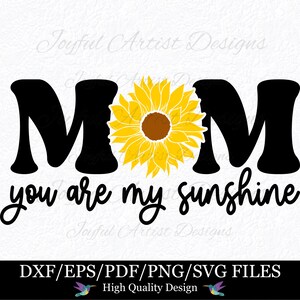 Mamá cita mamá eres mi hija del sol diciendo hijo citas mamá camisa taza vaso tarjeta regalo para mamá SVG png pdf dxf eps Cortar archivo Cricut