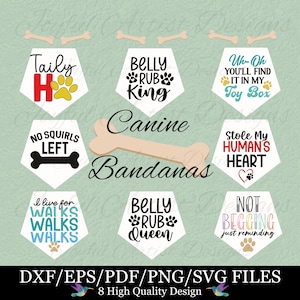 Lustige Hunde Bandana Designs Bundle Hund Hoodie Doggie T-shirt Hund SVG Bundle Hunde Sprüche Süßer Hund Sprüche SVG png pdf dxf eps Schnitt Datei Cricut