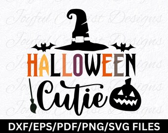 Halloween Cutie SVG, PNG, PDF – Baby & Toddler Sublimation Design (Digital Files)