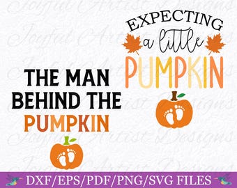 Pumpkin Baby Reveal SVG: Fall Pregnancy Announcement Designs (Digital Files)