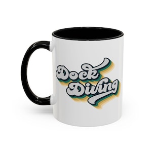 Dock Diving Dog Coffee Mug, Dog Sports, Gift for Dog Lovers Mom Dad, K-9 Trainer Gift, Dog Award Trophy, 11-15 oz