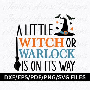 Camiseta de Halloween para anúncio de gravidez de bruxa ou feiticeiro, camiseta para revelação de bebê, presente, SVG, png, pdf, dxf, eps, arquivo de corte, Cricut