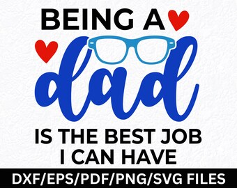 Dad SVG, Dad Life Quote PNG, Cut Files (Digital Download)