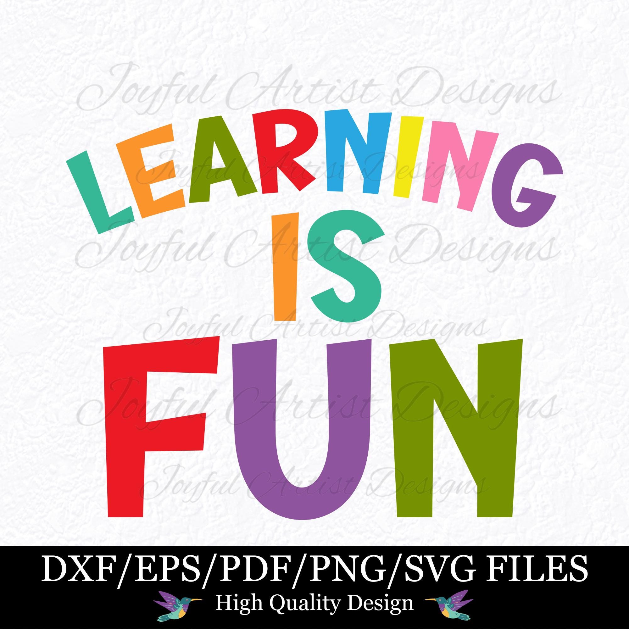 Learning is Fun SVG: Teacher Classroom Decor, Kids Shirt Design ...