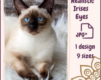 Eyes for Printing Realistic Irises Cat Eyes Cat Irises Realistic Eyes Doll Eyes Teddy Bear Bottle Caps Pendants Paper Crafts Digital Collage