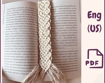 Pdf TUTORIAL of Macrame Heart bookmark Step by step guide DIY Handmade Valentine&#39;s Day Decor Boho style DIY Valentine&#39;s day gift Instant