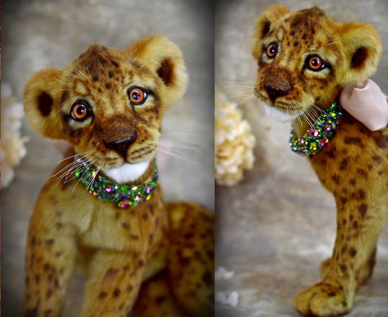 Lion Cub Sewing Pattern PDF | Realistic Plush Simba Toy Tutorial ...