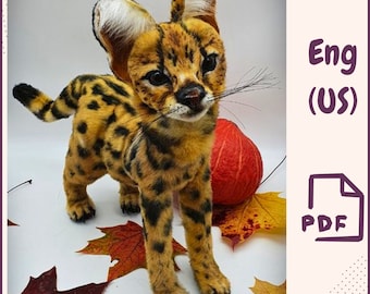 模様の子猫ユキヒョウ、リアルなぬいぐるみ - Etsy 日本
