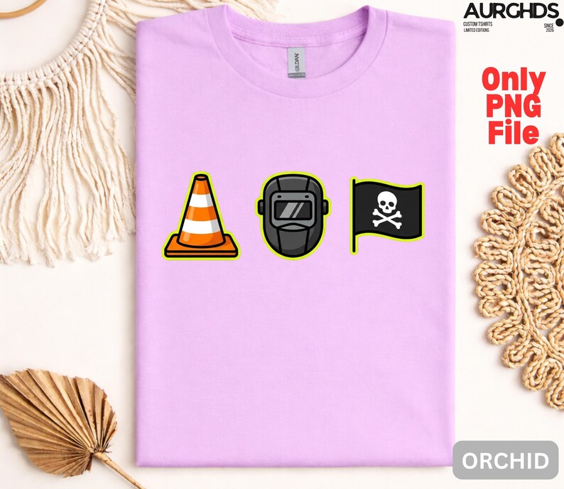 Pittsburgh Hoist The Traffic Cone 3 Icons Png, Funny Icon Trio Meme Png, Cone Welder Pirate Quirky Lover Png Construction Humor Skull Flag image 10
