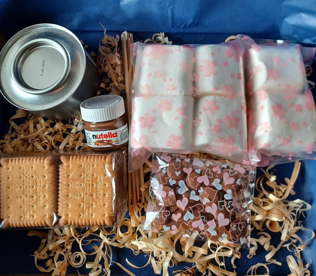 S'mores Kit Smores Marshmallows Buttery Biscuits Gift Set Etsy UK