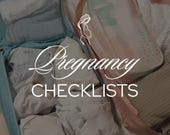 Pregnancy Planner Printable | Trimester Checklists (Digital Download)