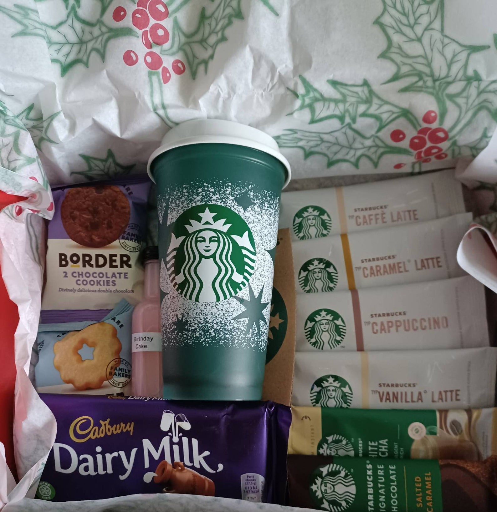 Starbucks Coffee Hot Cup Gift Box Personalised Christmas - Etsy UK