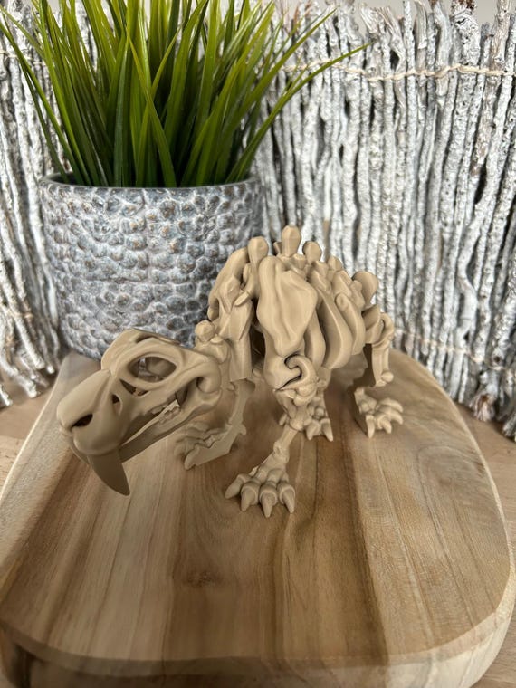 20 cm Saber Tooth Tiger - Flexi