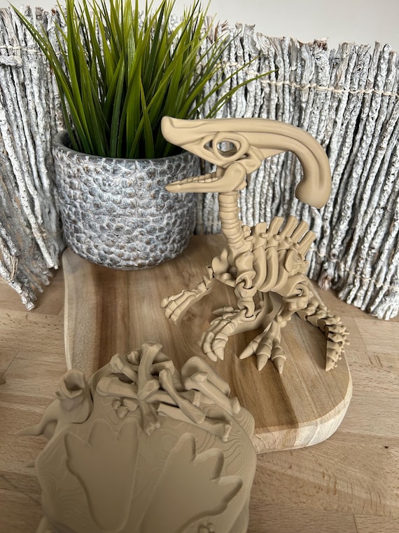 20 cm Parasaurolophus Skeleton - Flexi