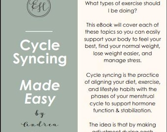Menstruationszyklus Personalisierung eBook für Wellness & Hormonelle Gesundheit