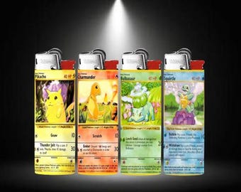 Pokémon Card Bic Lighter Sets