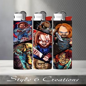 3pk Bic Childs Play Chucky Lighter/Bookmark Sets (3)