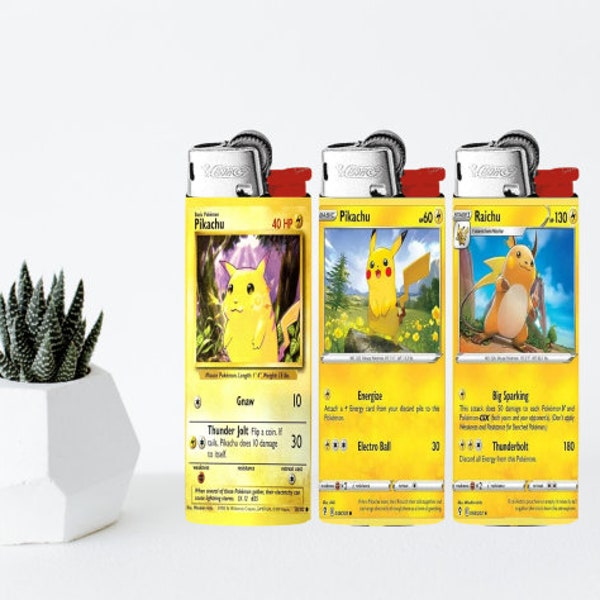 3Pk Bic Pokémon Card Lighter Sets(6)