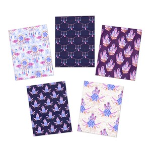 Set di biglietti di auguri stravaganti, biglietti multi-design vivaci per tutte le occasioni, perfetti per compleanni, biglietti di ringraziamento, biglietti di auguri, artistici